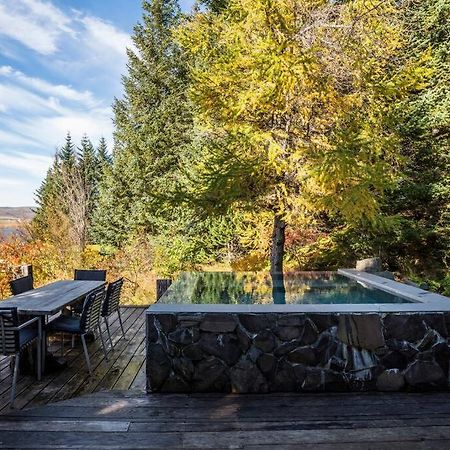 Luxury Lakefront Villa, Infinity Hot Tub And Sauna Grimsnes og Grafningshreppur ภายนอก รูปภาพ