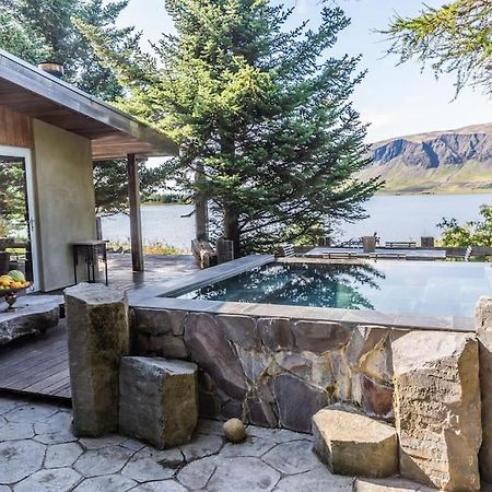 Luxury Lakefront Villa, Infinity Hot Tub And Sauna Grimsnes og Grafningshreppur ภายนอก รูปภาพ