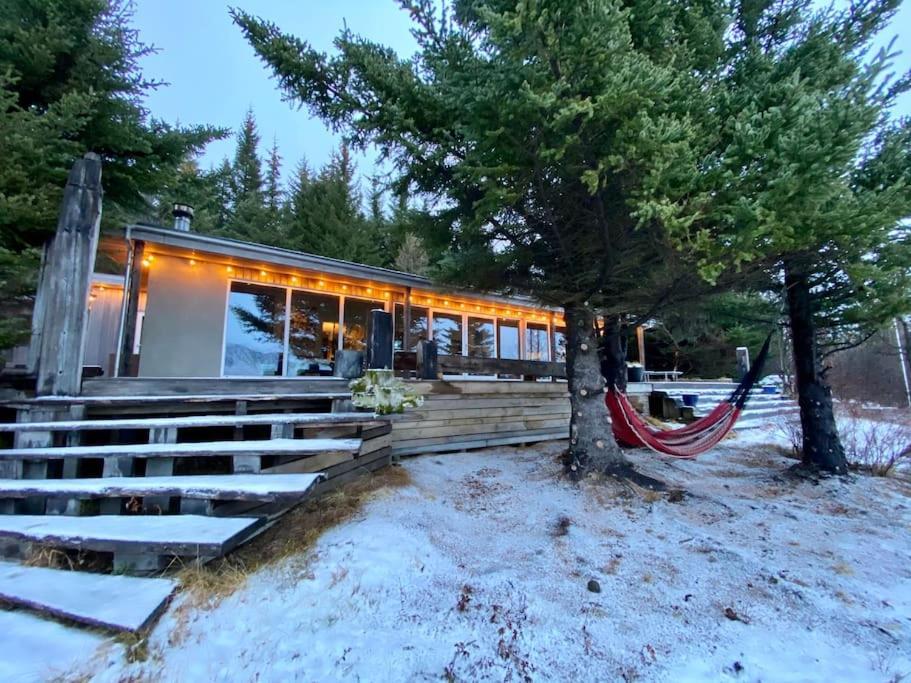 Luxury Lakefront Villa, Infinity Hot Tub And Sauna Grimsnes og Grafningshreppur ภายนอก รูปภาพ
